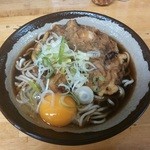 六文そば処 - いかげそ天そば￥３９０ ＋玉子￥６０