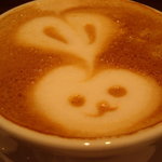 ナガハマコーヒー - うさぎカフェラテ