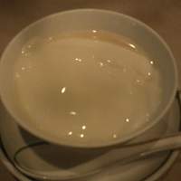 中国飯店 富麗華 - 杏仁豆腐（お昼のスープそばセット）