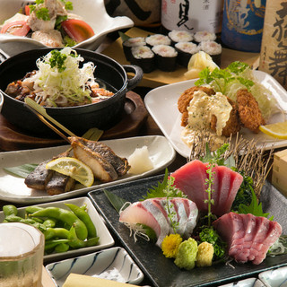 女子会コース 料理8品 ゆったり3時間飲み放題付 梅酒5種類含む 金 土 祝前日は2時間 魚市場直送 魚屋十番 西船橋 居酒屋 食べログ