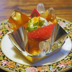 マロニエ - 料理写真:『にじいろジーン』で紹介されたというサバラン