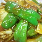 石狩亭 - ここは地元・大船最強中華屋！故に大船最強青椒肉絲❤ピーマン デカっ(oﾟДﾟﾉ)ﾉ