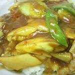 石狩亭 - ここは地元・大船最強中華屋！故に大船最強キノコ丼❤でも実は…"キノコの山"よりは"タケノコの里"派です(／▽＼)♪