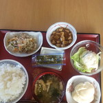 盛岡月が丘食堂 - 朝食セット（３５０円・朝食例８）