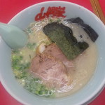 山岡家 - 朝ラーメン（チャーシュー・味濃いめ）