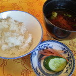 ニューいらご - 【夕食】ご飯＆味噌汁