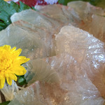 ニューいらご - 【夕食】刺身盛合せ（カレイ）