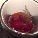 Ｍéｃｈａｎｔ　Ｌｏｕｐ - 赤紫蘇のデザートです！