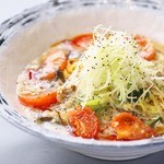 あんかけ麺飯房 - フレッシュトマト1個分あっさり塩のサンラータンメン