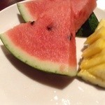 羅生門 - デザート 今回スイカとパイナップル