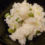 くろぎ - うすい豆ご飯