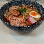 荒野のラーメン - 夕陽のラーメン800円