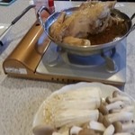精一杯 - 鶏鍋 &キノコセット