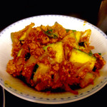 コチン ニヴァース - 【2015年7月再訪】サマーキーマ（円）。大好きなズッキーニがふんだんに。ごっつう辛くしてもらって大満足。
      トマトもたっぷりですが酸味控えめだったのは個人的には嬉しかったです。