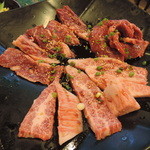 Yakiniku Kochikaru Kumegawa Ten - Ａセット（カルビ・ハラミ・ロース）