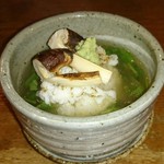 味人 - 炙り鱧と松茸の飯蒸し