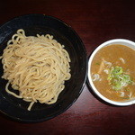 麺堂 稲葉 - 辛みそつけめん（９００円）（国産小麦麺＋５０円）