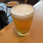 Kamakiri Udon - サービスのグラス・ビール！