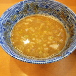 中華蕎麦 とみ田 - スープ割り、チャーシュー、柚子入り