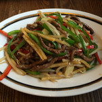 中国料理　王味 - 青椒牛肉絲