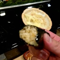 金寿司 - 濃厚味噌が巻物のご飯に合う。