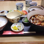 Yoshinoya - コロきしめん定食¥790 ヌルめのコロきしめんでした。、