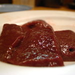 赤ちょうちん - レバ刺し