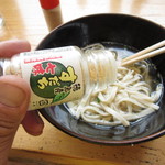 清流のそば処 祖谷美人 - すだちとうがらし