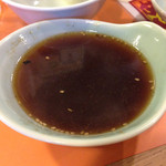 さっぽろジンギスカン - 〆のスープ＝お茶割りのタレ