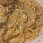 トラットリア クアルト - 【2015年7月】ランチ：カルボナーラはクリームたっぷり