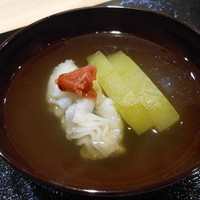 二條 葵月 - 鱧と冬瓜の吸物