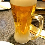 Nikuyakiya Ryuuan - 生ビール