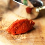 前菜のトマトとオリーブとハーブのペースト★４