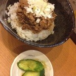 中華そば うえまち - 三回目　黒豚味噌ご飯