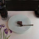 京口町　てるい - 自家製の生チョコとアイスコーヒー(2015.07)