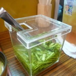 食堂 四川一よし - お漬物