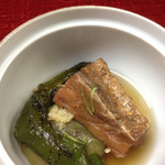 ryugon - 丸茄子揚げ煮 棒鱈 甘長青唐