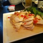 しあわせ中華そば食堂 にこり - 蒸し鶏