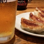 らあめん花月嵐 - ビール＋餃子