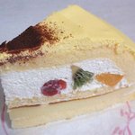 コージーコーナー - プリンフルーツケーキ