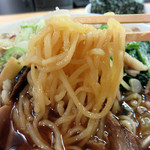 青島食堂 - 自家製麺の量は普通175gだそうで、大盛りは250gだそうです。
