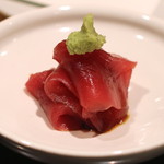 天冨良 いわ井 - 鮪のづけ　(2015/07)