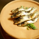 と村 - 白神山地赤石川の金鮎の塩焼き...全員分！