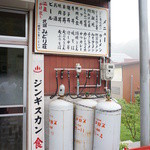 ジンギスカン食堂 - 店名看板