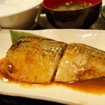 さかなや　いいとこ - ランチ：鯖の味噌煮\950（込）ご飯おかわり無料