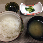 湯主一條 - ご飯　留め椀　香の物