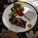 湯主一條 - 焼き物　仙台牛焼（３品選択制）