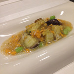 うぶか - 賀茂茄子と渡り蟹内子餡