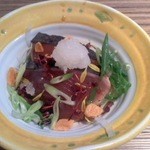 カルメシ茶屋 - ミニ懐石税込2100円の鰹タタキ