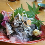 鮎料理の店 鮎の里 - 鮎のセゴシは甘い醤油と生姜で食べます